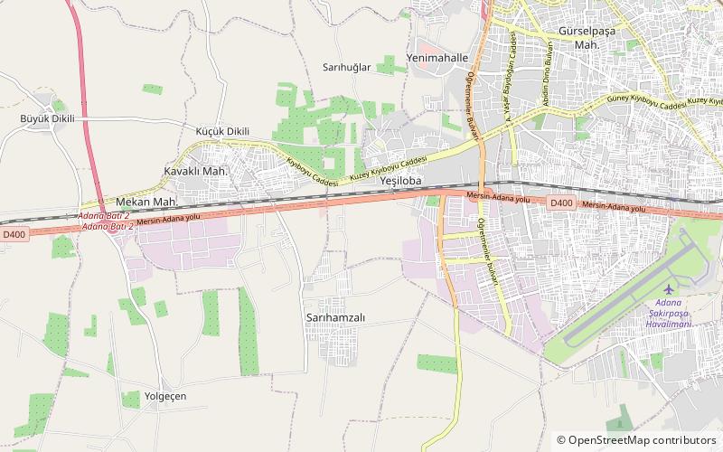 Adana Yeşiloba Hippodrome location map