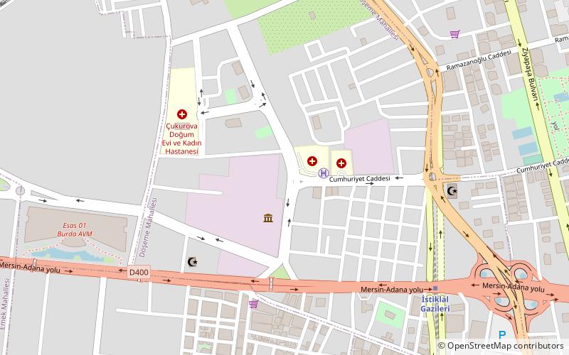 Adana Archaeology Museum location map