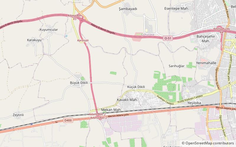 seyhan viaduct adana location map