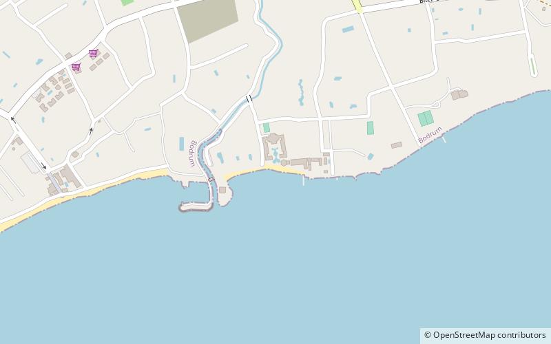 ortakent plaj location map