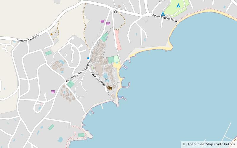 wow beach bodrum location map