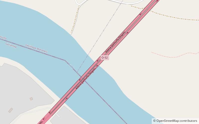 euphrates viaduct location map