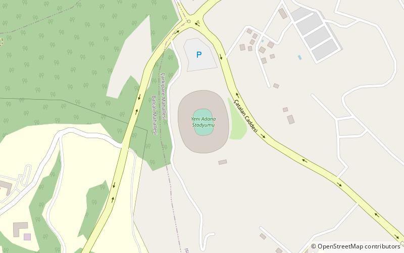 New Adana Stadium location map