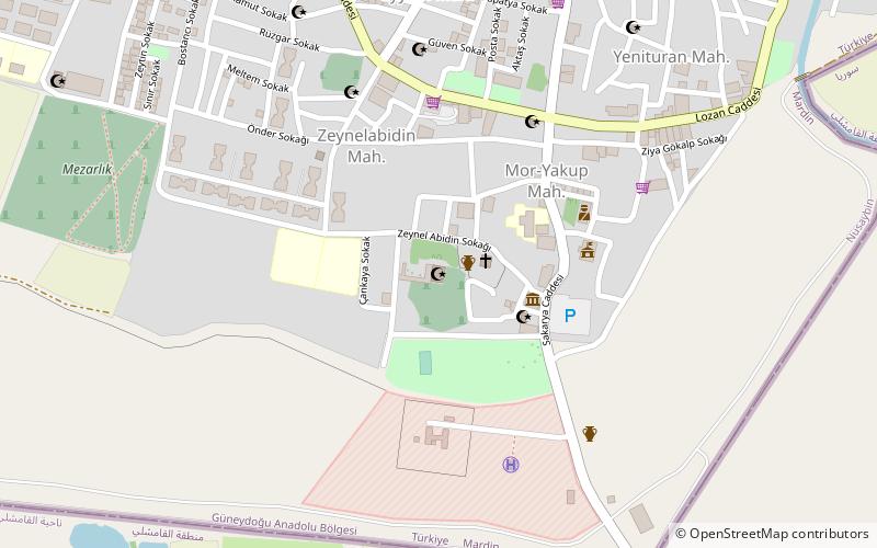 Zeynel Abidin Mosque Complex location map