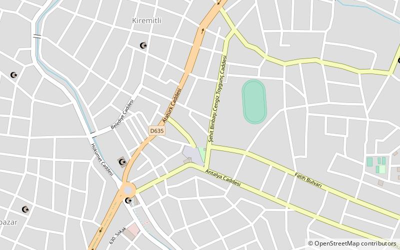 Korkuteli location map