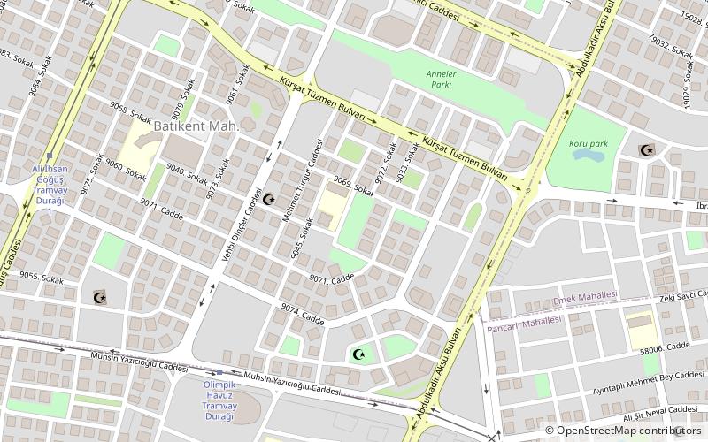 M.Ali Eruslu Parkı location map