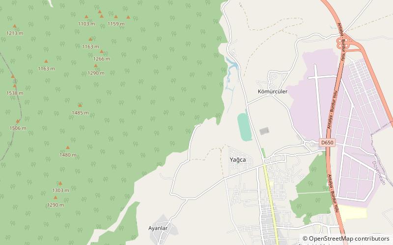 Karain-Höhle location map