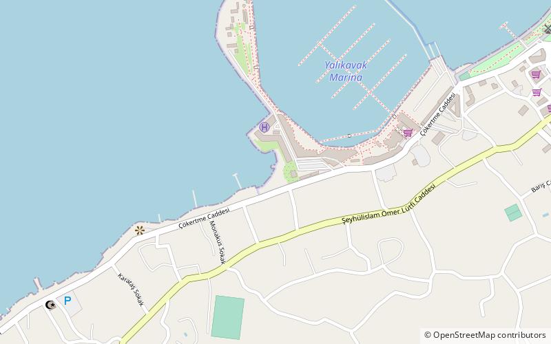 sebastian beach bodrum location map