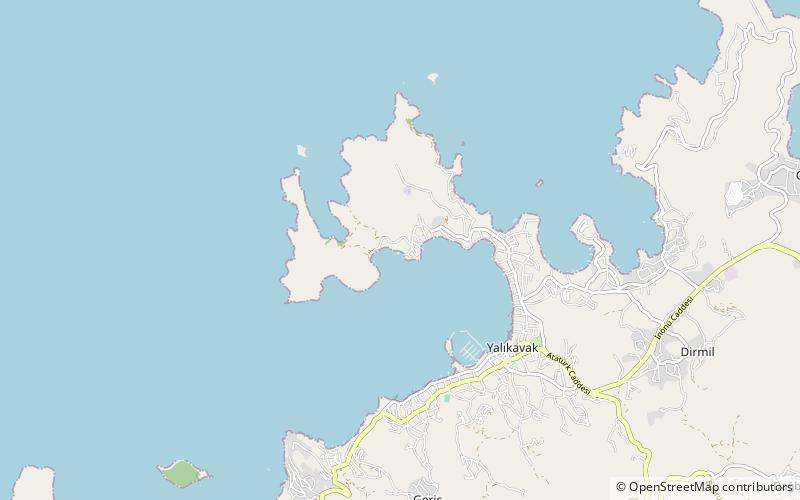 pure at xuma beach bodrum location map