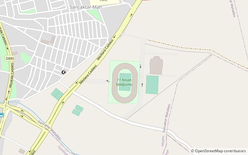 Şanlıurfa GAP Stadium location map