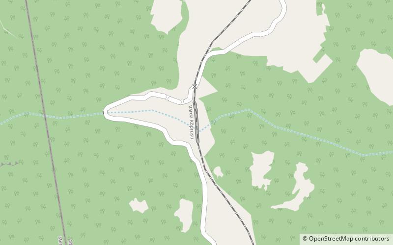 Varda Viaduct location map