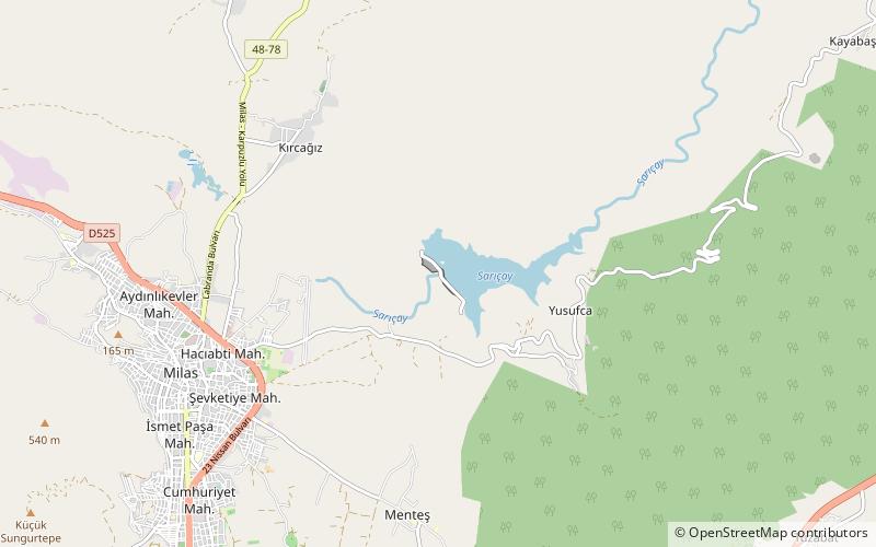 Akgedik Dam location map