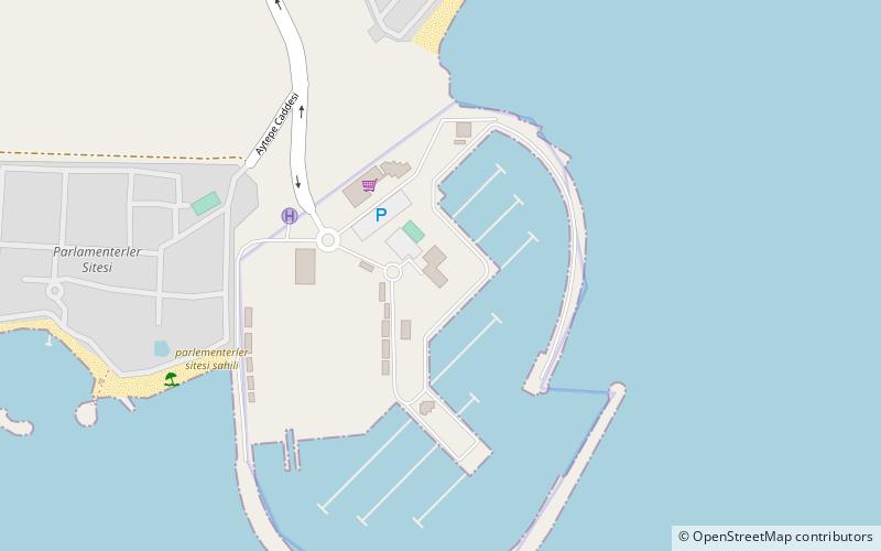 d marin didim the blue point beach club location map