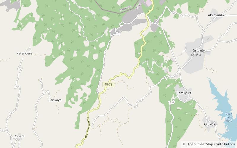 Labranda location map