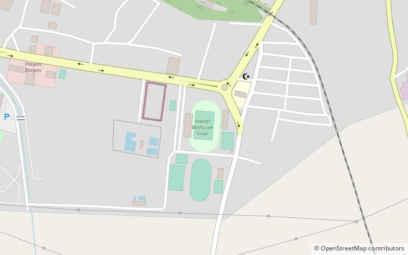 Hanefi Mahçiçek Stadı location map