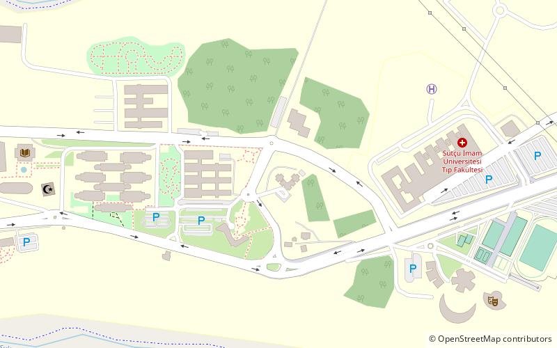 Kahramanmaraş Sütçüimam University location map