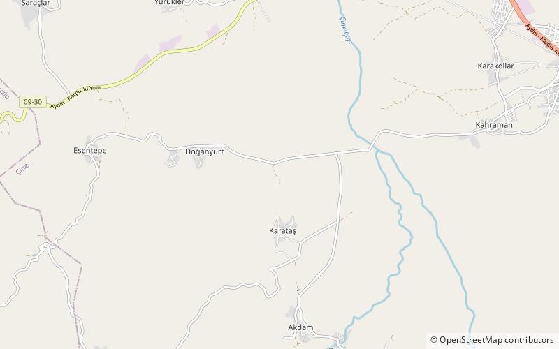 Alabanda location map
