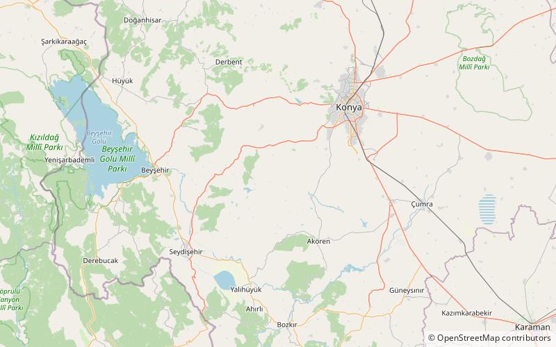 Lystra location map