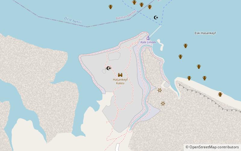 Hasankeyf location map