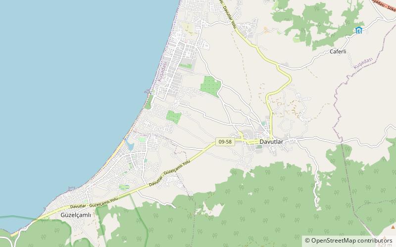 Davutlar location map