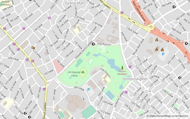 recep yazicioglu parki pamukkale location map