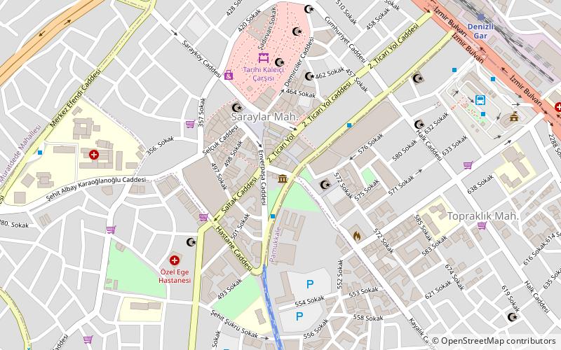 Denizli Atatürk and Ethnography Museum location map
