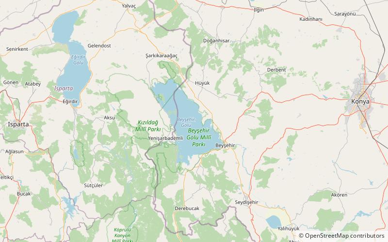 Lac de Beyşehir location map