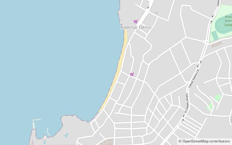 Ladies Beach, Kuşadası location map