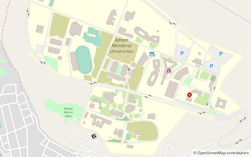 Adnan Menderes University location map