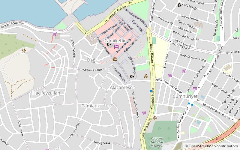 barlar sokagi kusadasi location map