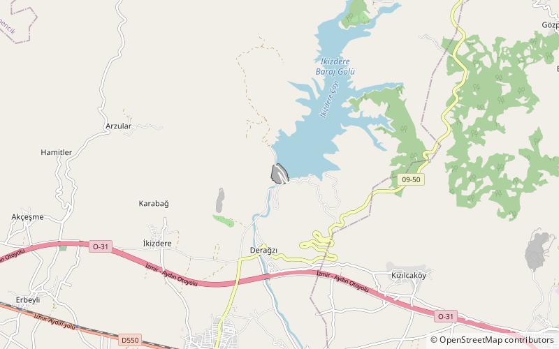 ikizdere dam location map