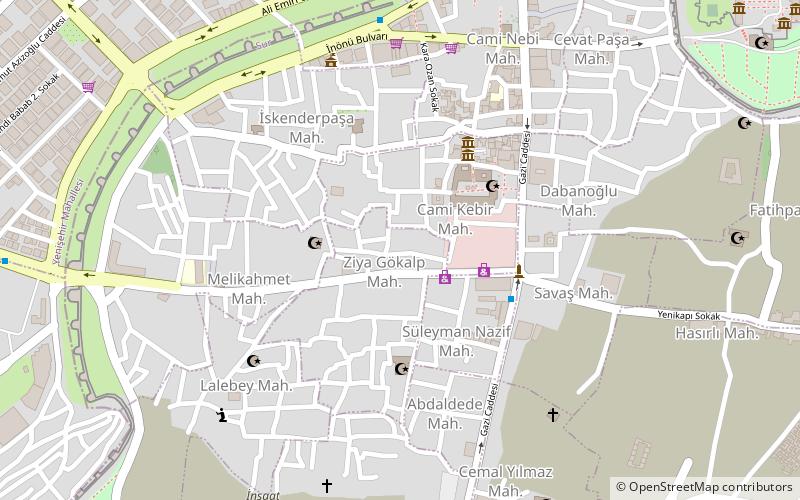 Ziya Gökalp Museum location map