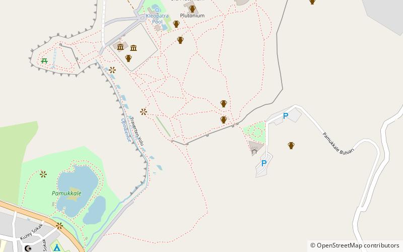 gymnaslum pamukkale location map