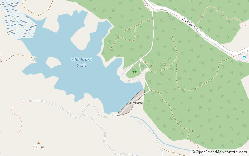 Sille Dam location map