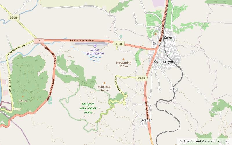 Prytaneion location map