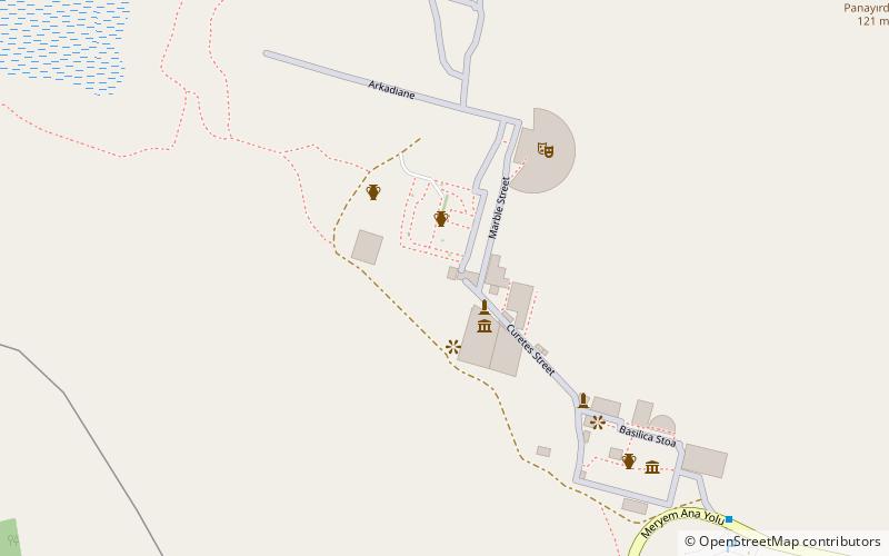 Parthian Monument location map