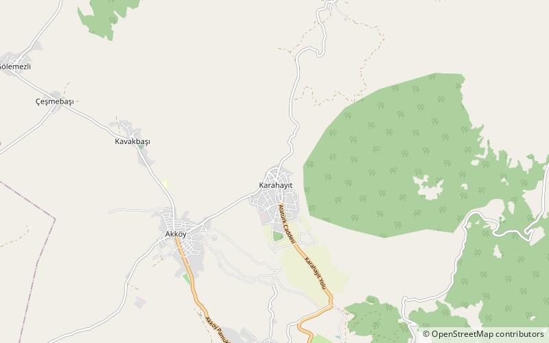 karahayit pamukkale location map