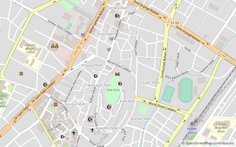 Nigde Kalesi location map
