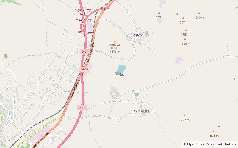 Barrage de Gümüşler location map