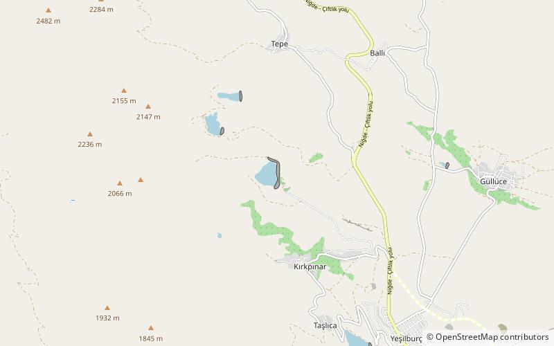gebere dam location map