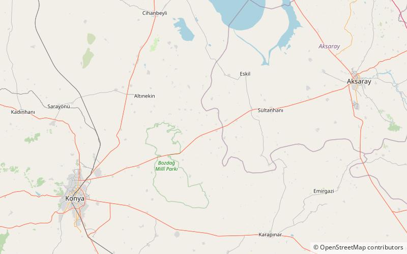 Kızören Sinkhole location map