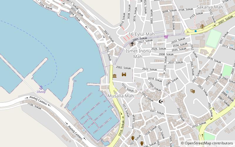 Çeşme Museum location map