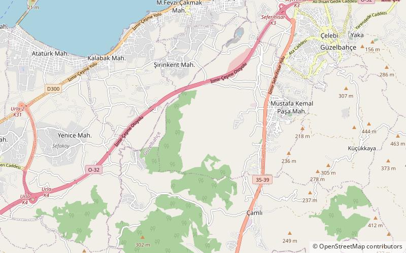 İnkaya Cave location map