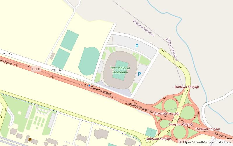 yeni malatya stadyumu location map