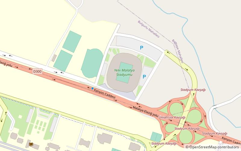 New Malatya Stadium location map