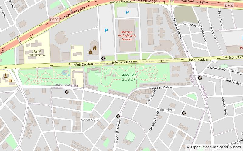 Malatya Sümer Park location map