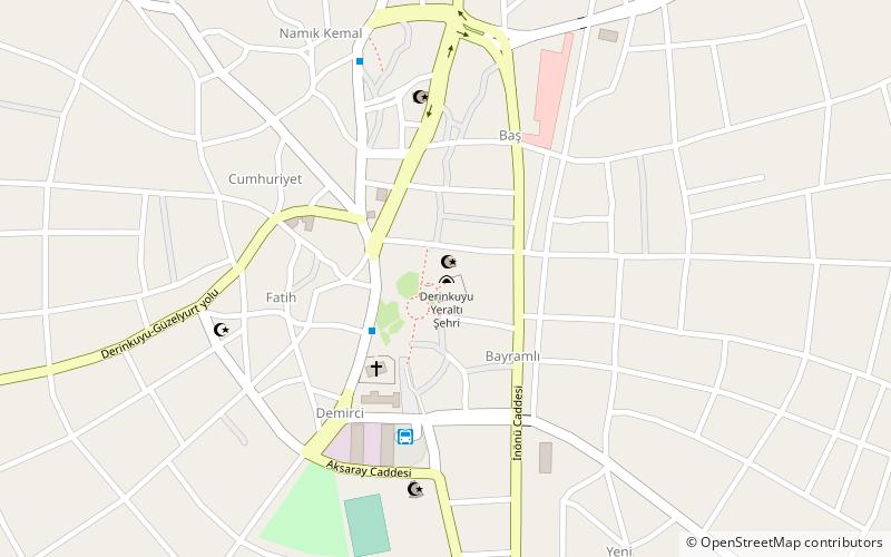 Derinkuyu Underground City location map