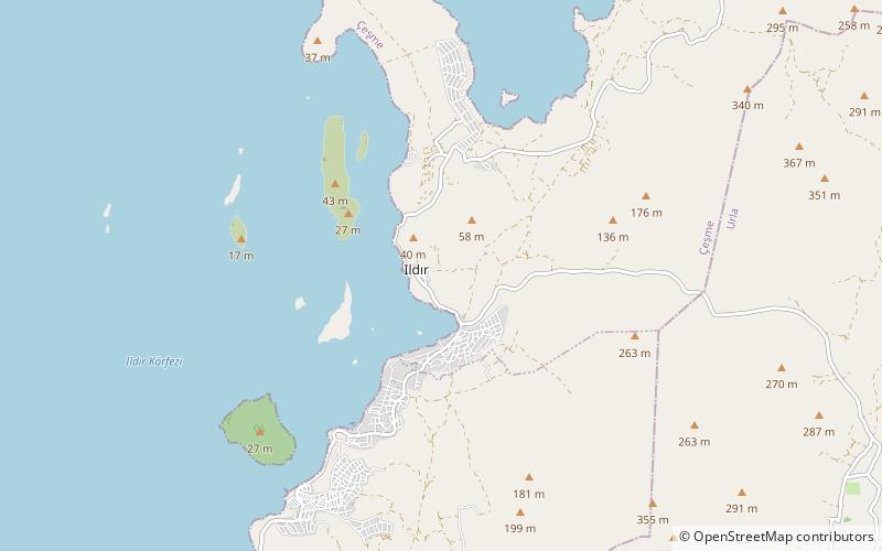 Erythrae location map