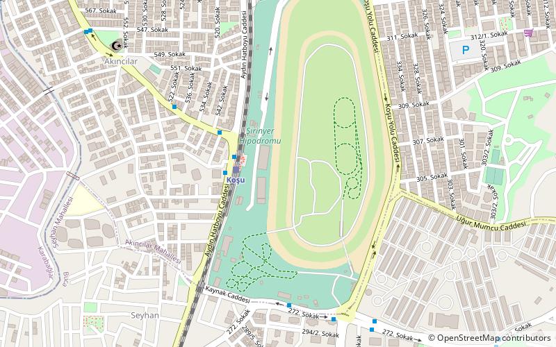 Şirinyer Racecourse location map