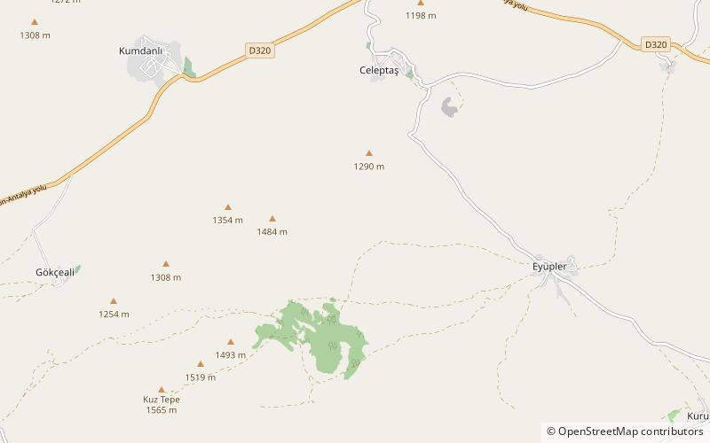 Pisidien location map